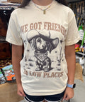 Friends In Low Places Short Sleeve TShirt