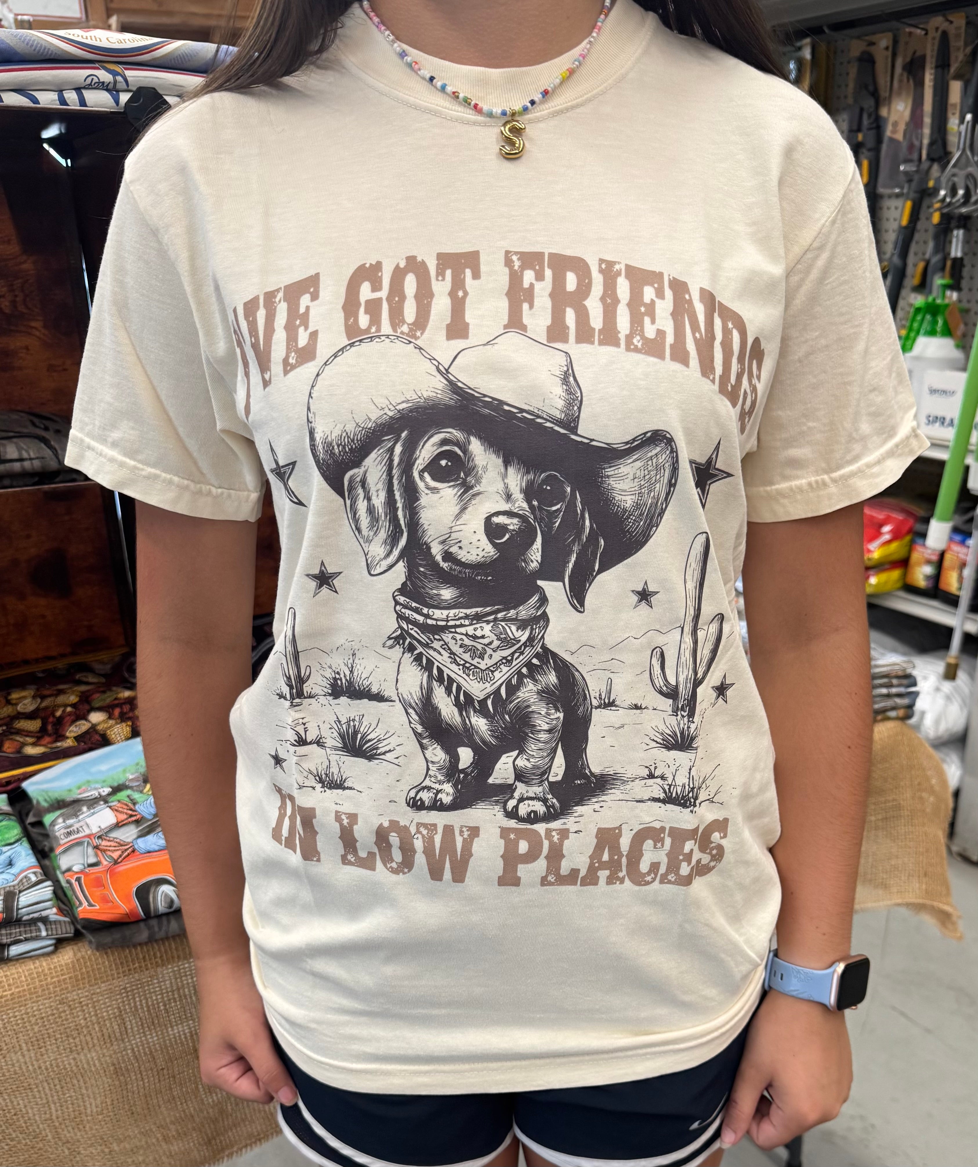 Friends In Low Places Short Sleeve TShirt