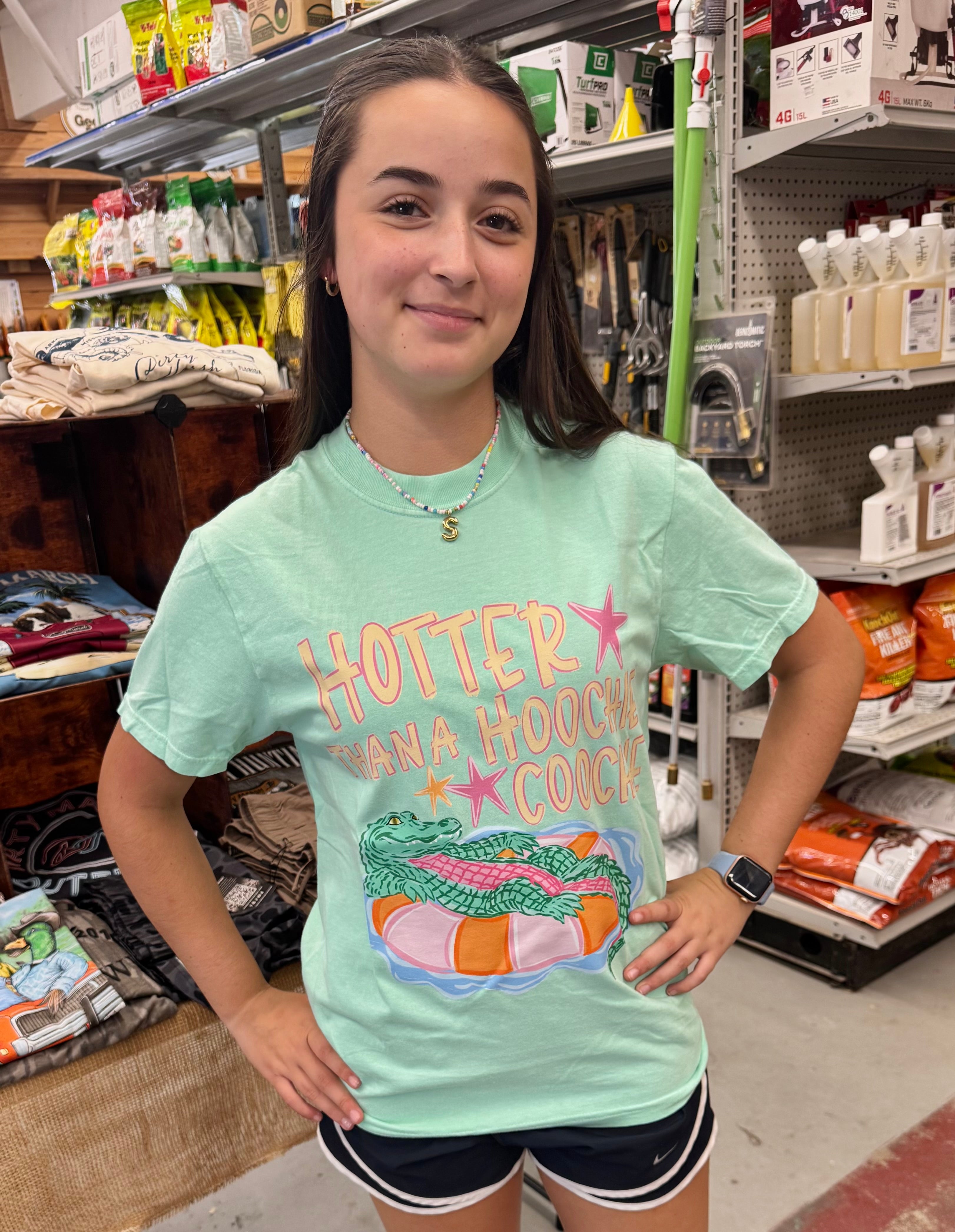 Hotter Than The Hooch Coochie Short Sleeve TShirt
